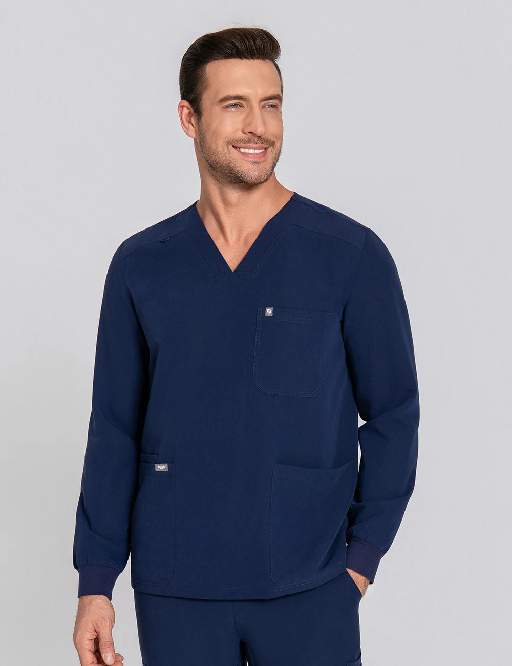 KUNGFU SCRUBS Ensemble médical homme manches longues antibactérien