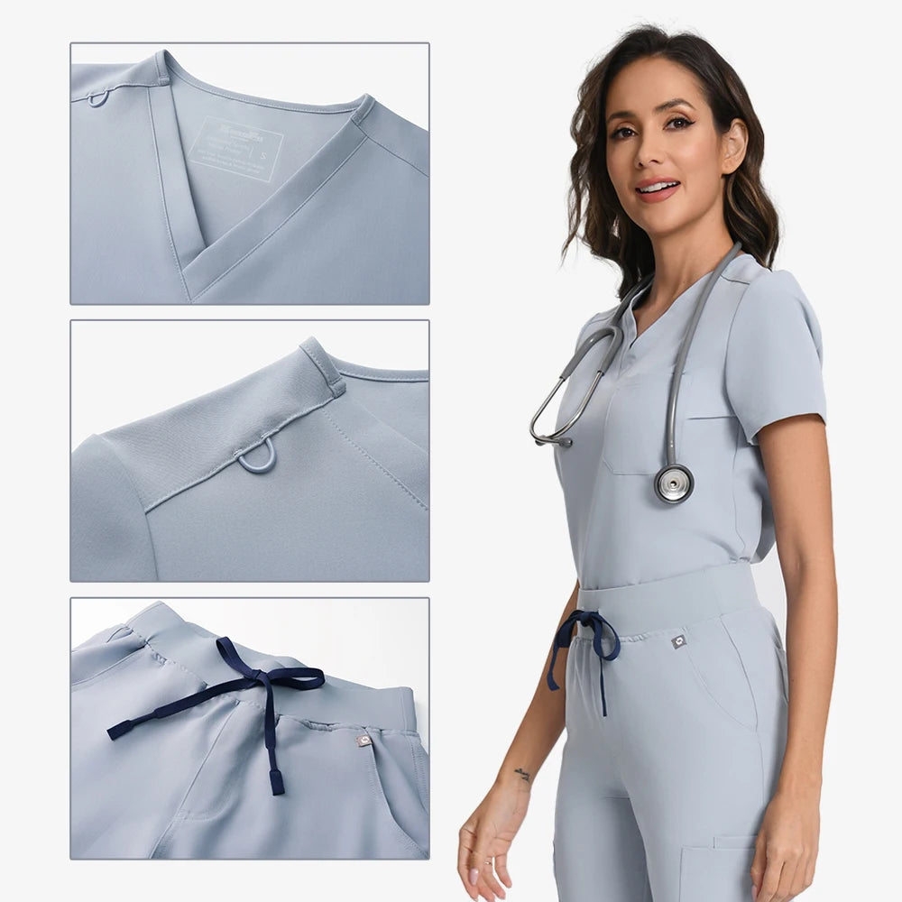 KUNGFU SCRUBS Ensemble médical femme anti-froissement