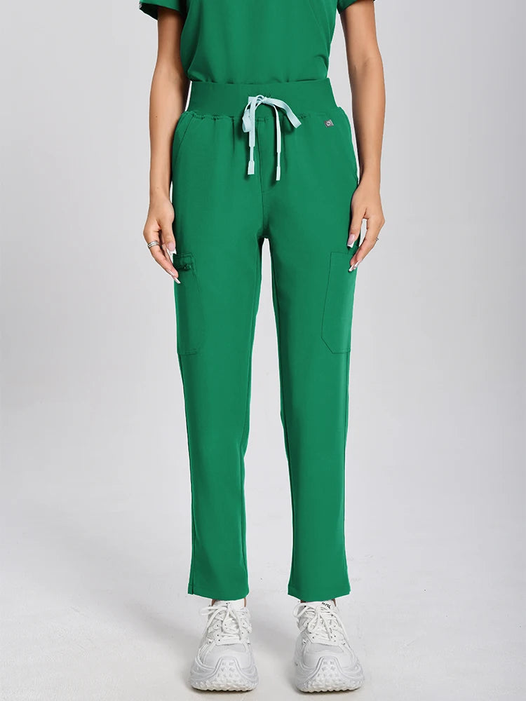 Ensemble Médical Antibactérien Vert - 2 Pièces (Haut et Pantalon)