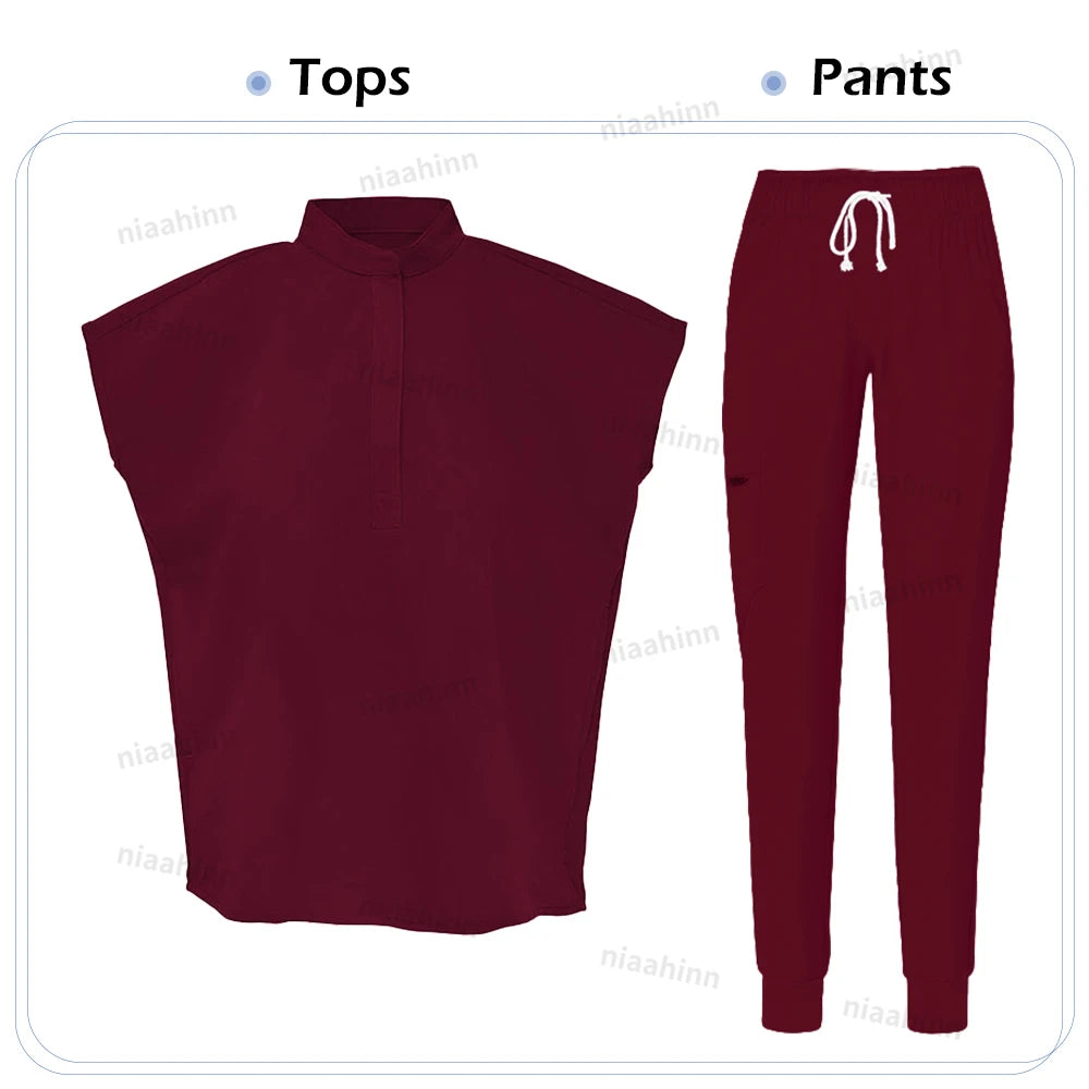 Ensemble Médical Unisexe - Haut Col V et Pantalon (5 Couleurs)