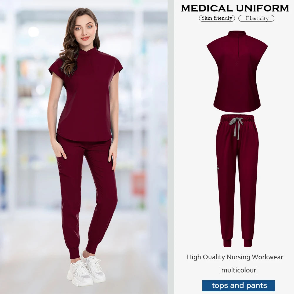 Ensemble Médical Femme - Haut et Pantalon (16 Couleurs)