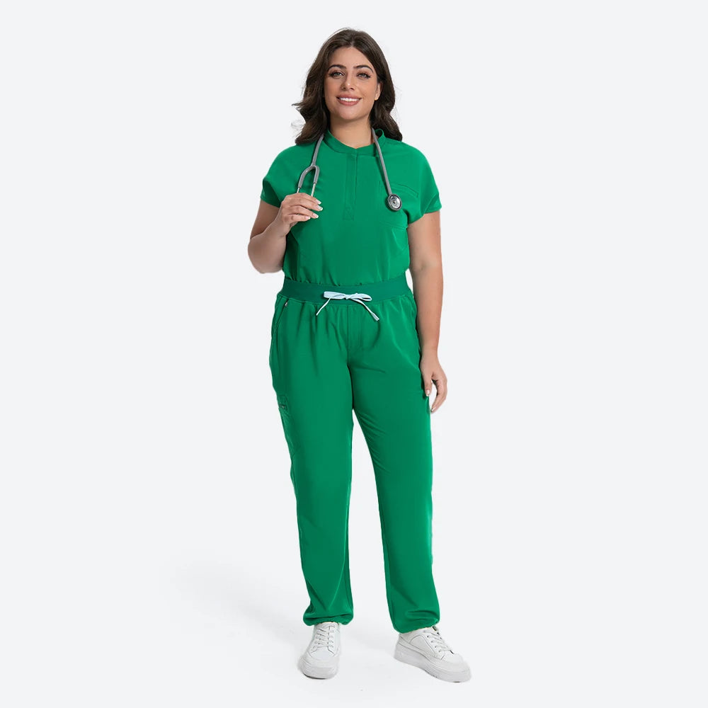KUNGFU SCRUBS Ensemble médical femme couleurs modernes antibactérien