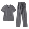 KUNGFU SCRUBS Ensemble médical femme col en V ajusté