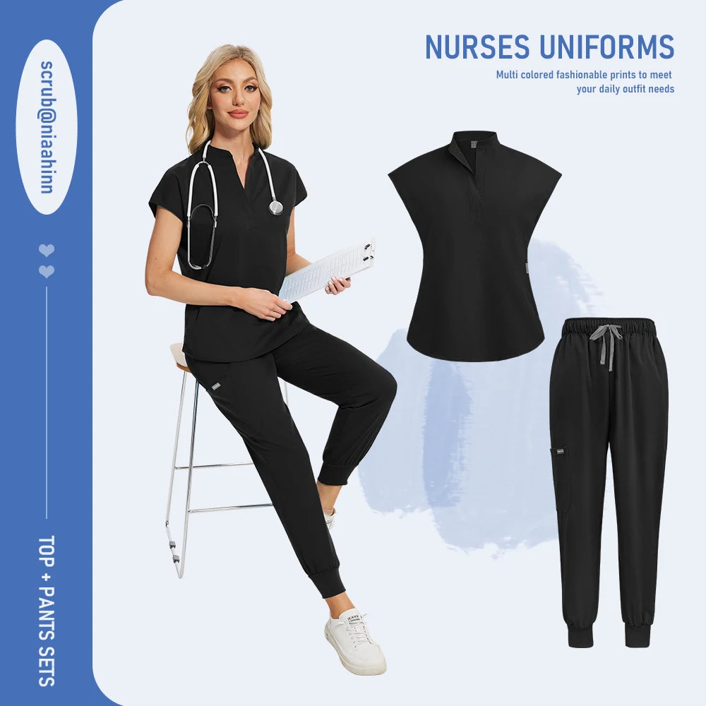 Ensemble Médical Femme - Haut et Pantalon (16 Couleurs)