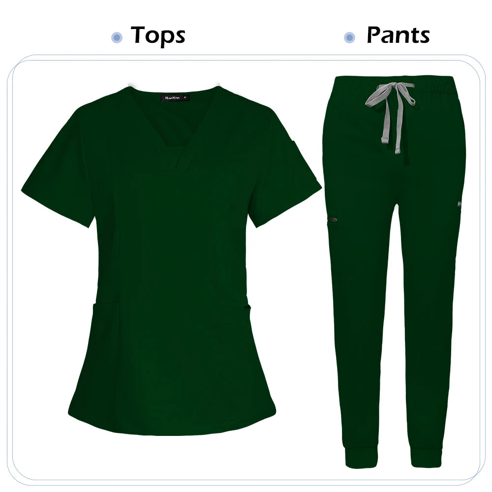 Ensemble Médical Femme - Haut et Pantalon (8 Couleurs)