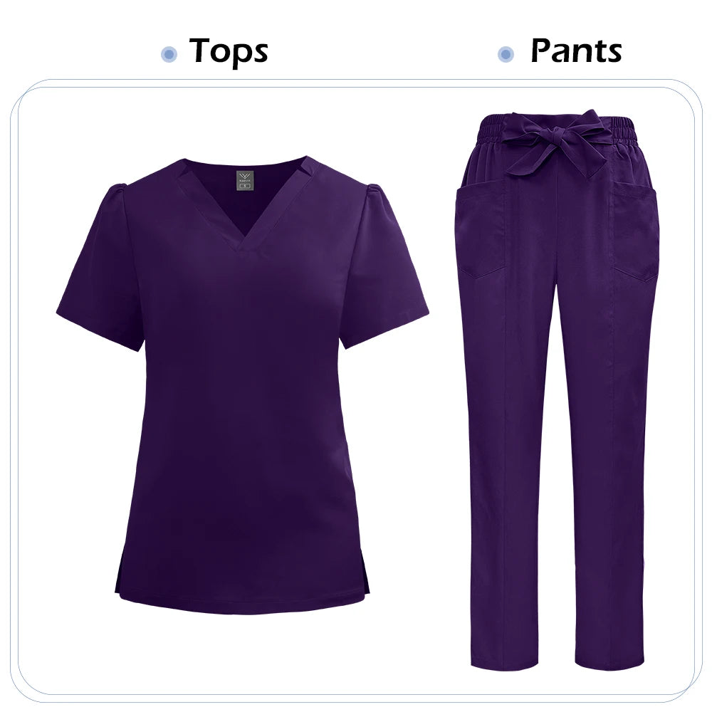 Ensemble Médical Femme - Haut et Pantalon (10 Couleurs)