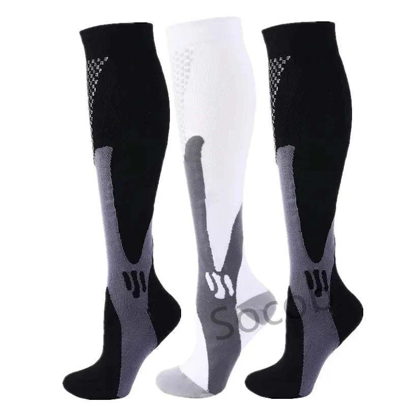 Bas de Compression Médicaux 20-30 mmHg - Lot de 3/6/7 Paires