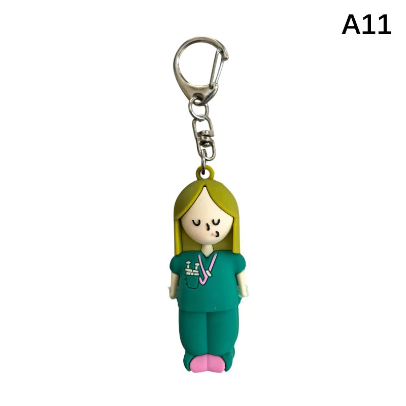 Ouvre-ampoule en forme de seringue avec porte-clés
