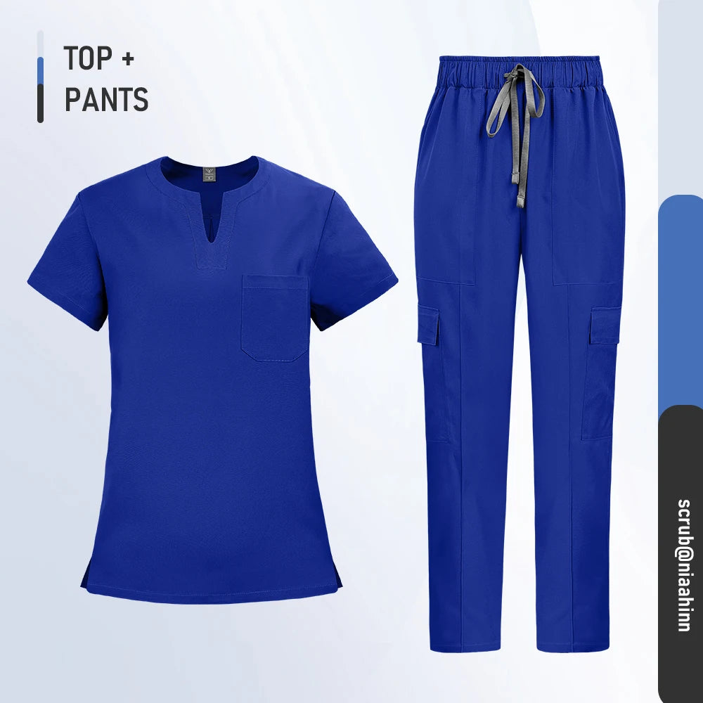 Ensemble Médical Femme - Haut et Pantalon (10 Couleurs)