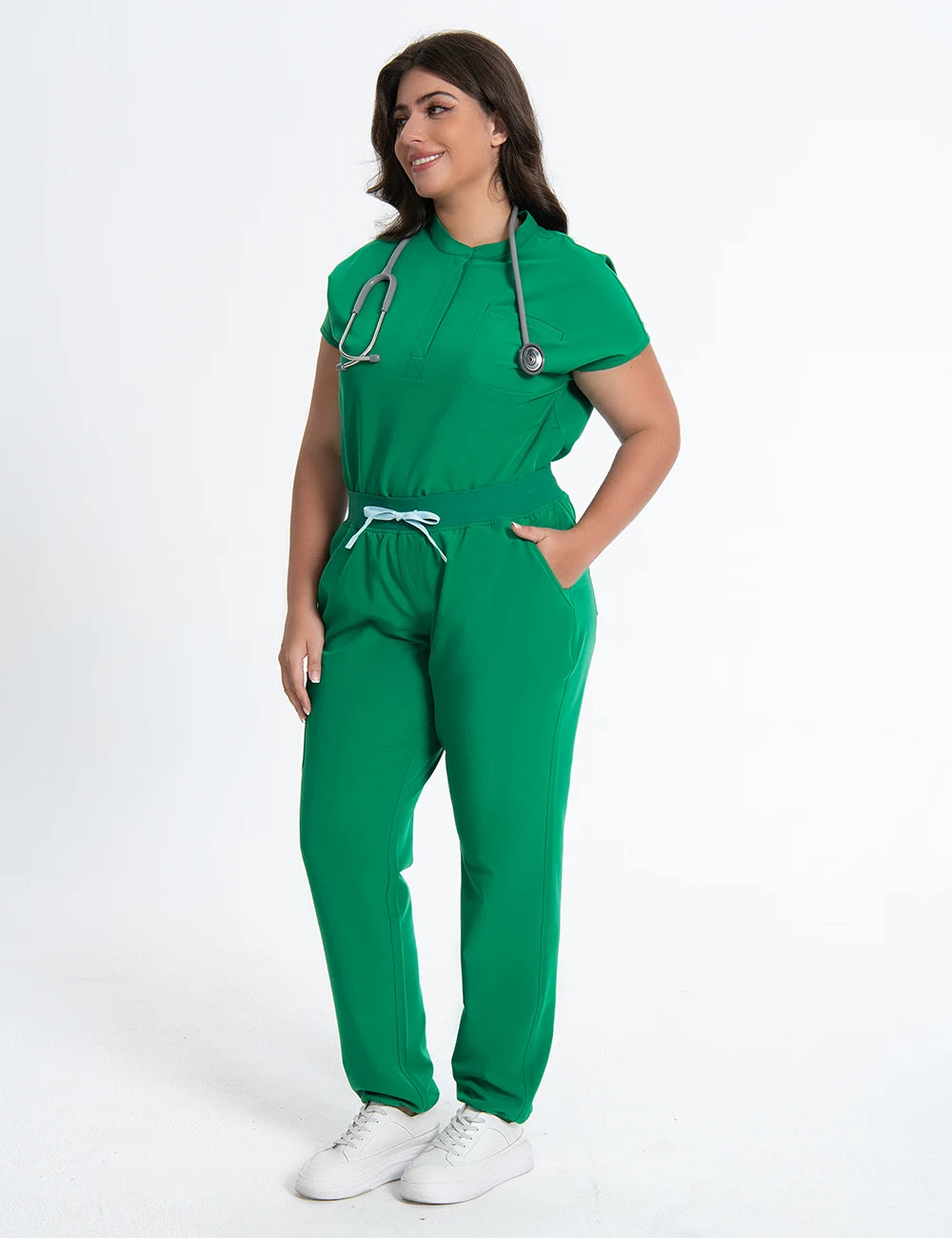 KUNGFU SCRUBS Ensemble médical femme couleurs modernes antibactérien