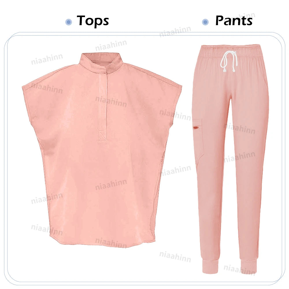 Ensemble Médical Unisexe - Haut Col V et Pantalon (5 Couleurs)