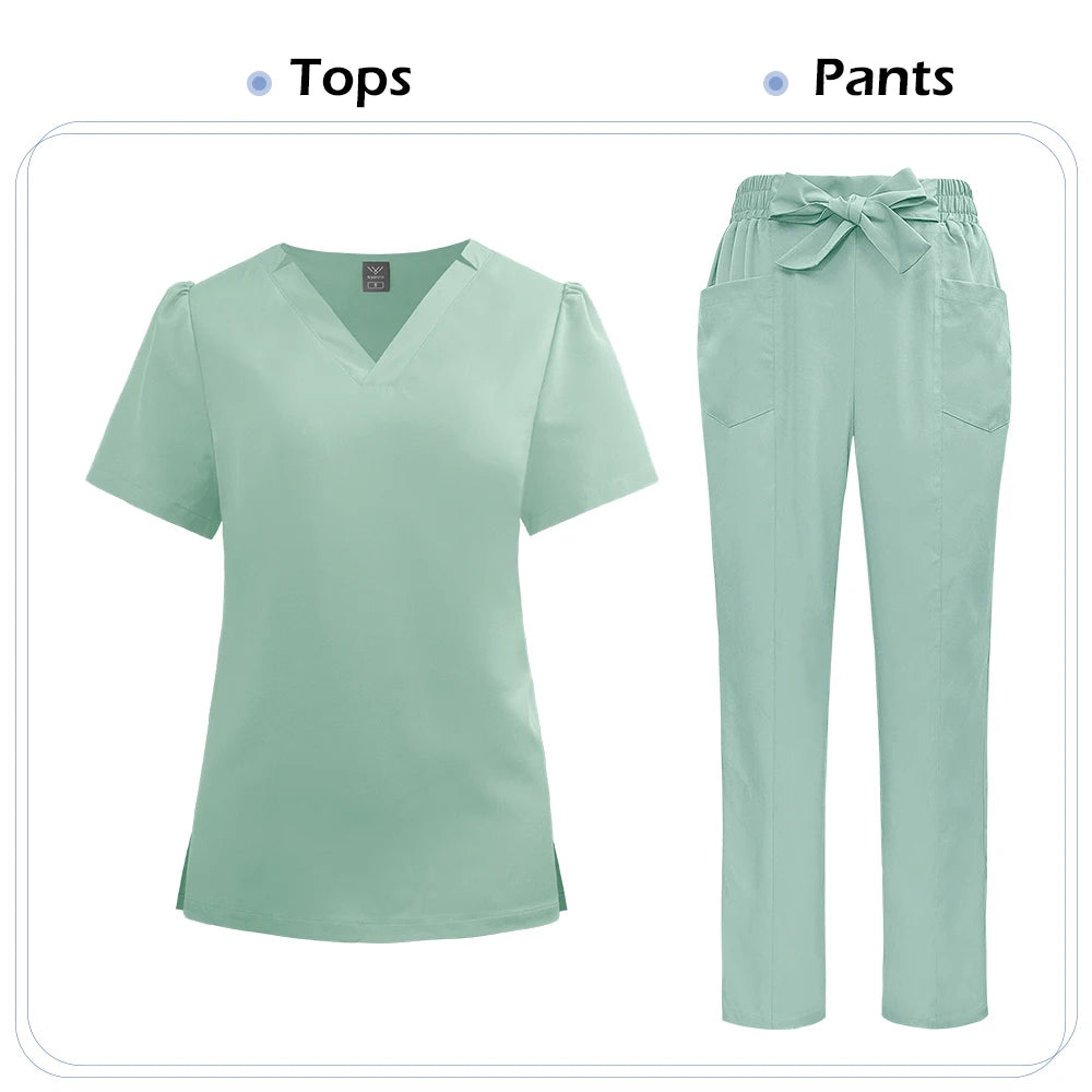 Ensemble Médical Femme - Haut et Pantalon (10 Couleurs)