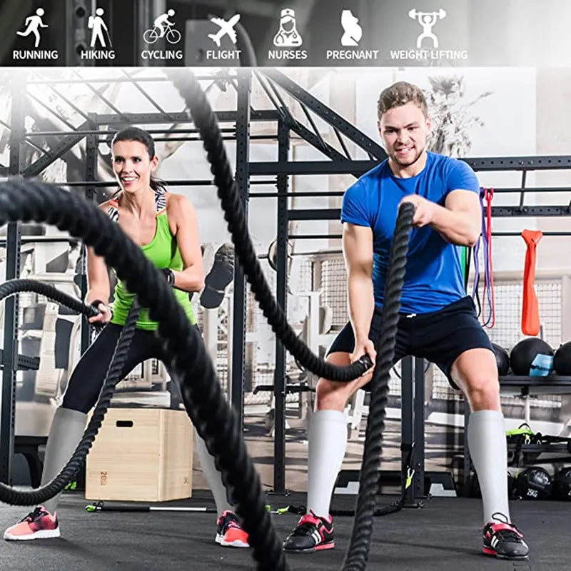 Bas de Compression Anti-Fatigue - Lot de 2 Paires