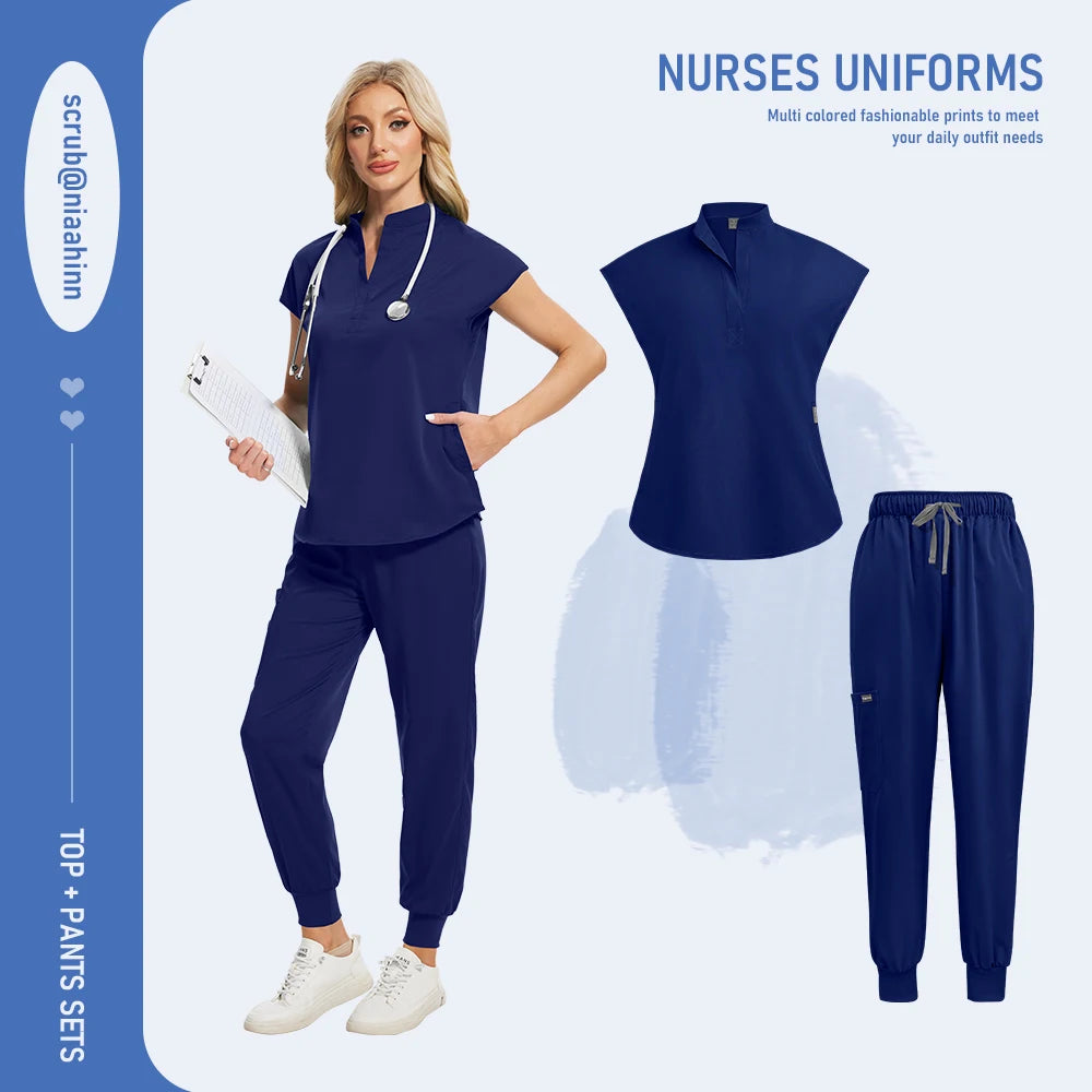 Ensemble Médical Femme - Haut et Pantalon (16 Couleurs)