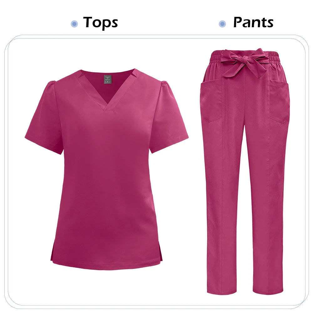 Ensemble Médical Femme - Haut et Pantalon (10 Couleurs)