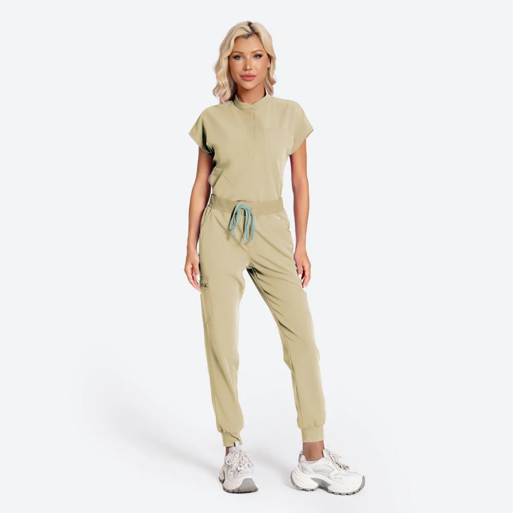 KUNGFU SCRUBS Ensemble médical femme couleurs modernes antibactérien