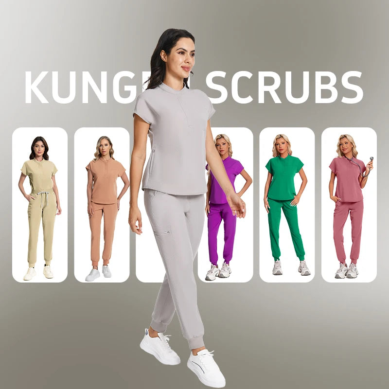 KUNGFU SCRUBS Pièces médicales séparées femme couleurs modernes - Haut ou pantalon