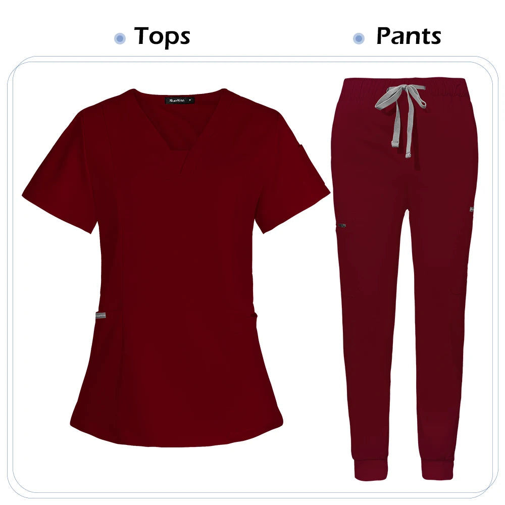 Ensemble Médical Femme - Haut et Pantalon (8 Couleurs)