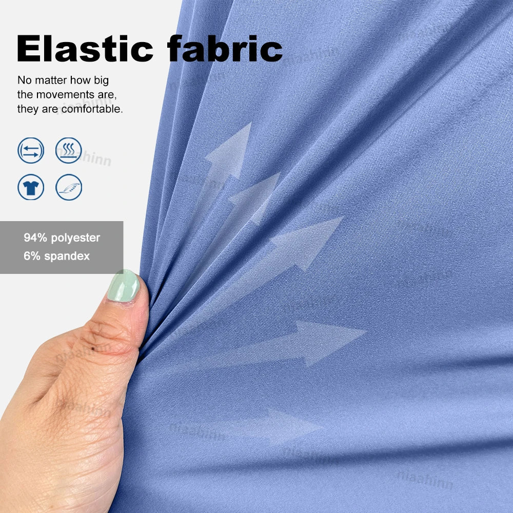 Ensemble de Scrubs Médicaux Femme – Haut Manches Courtes & Pantalon