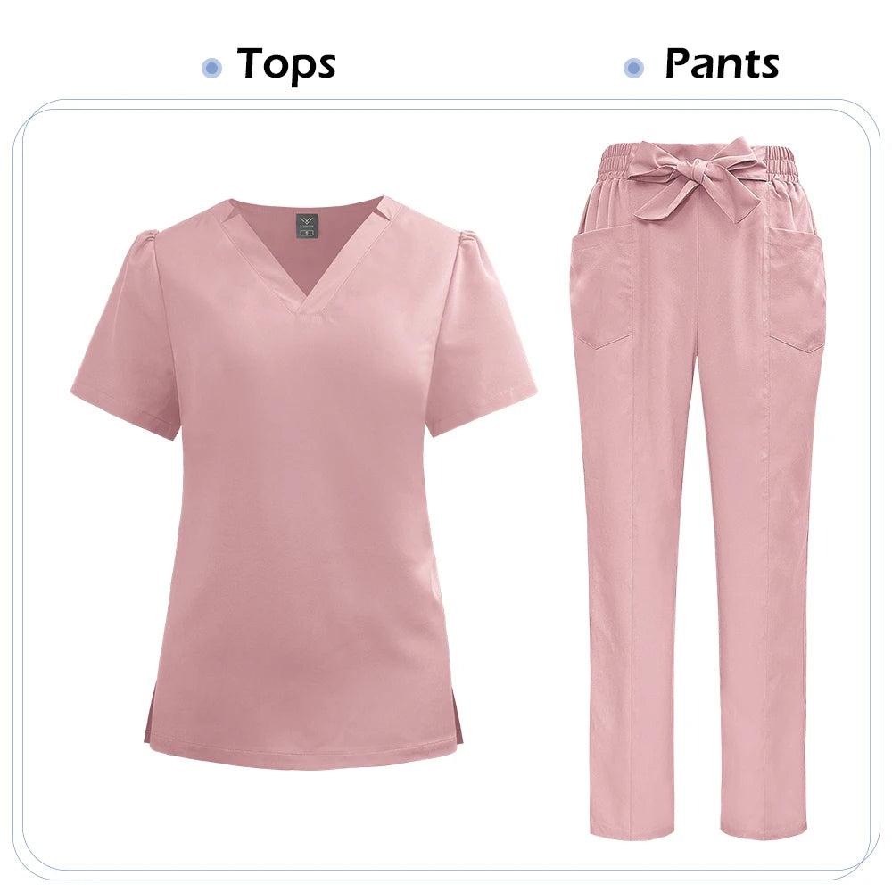 Ensemble Médical Femme - Haut et Pantalon (10 Couleurs)