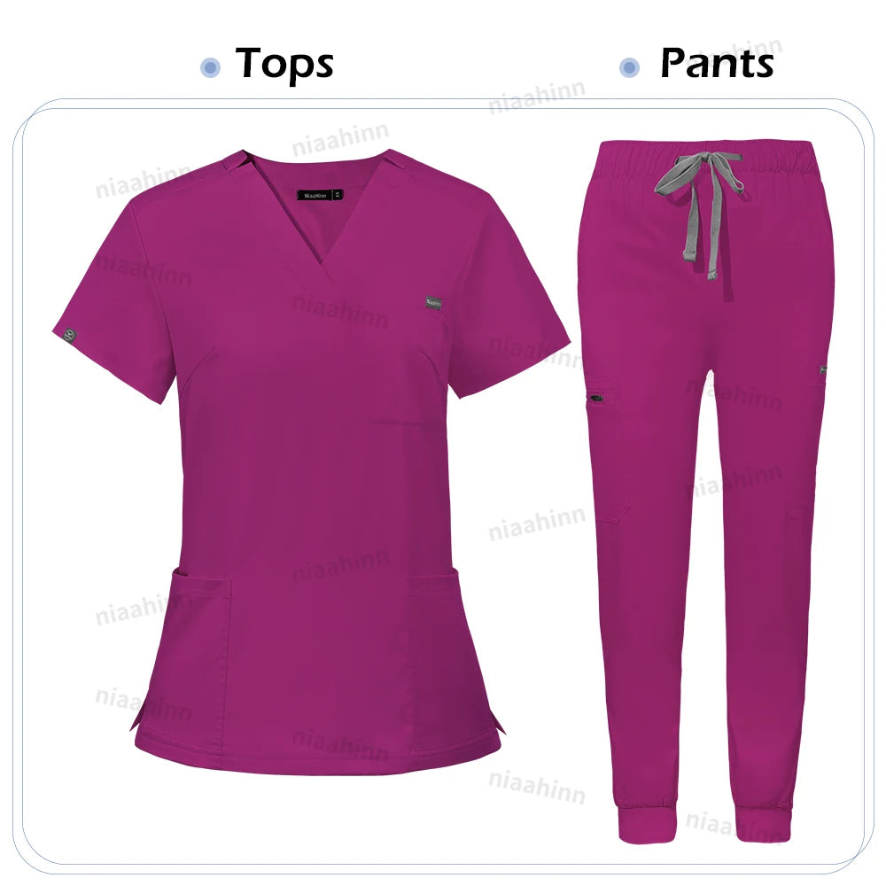Ensemble Médical Femme - Haut et Pantalon (11 Couleurs)