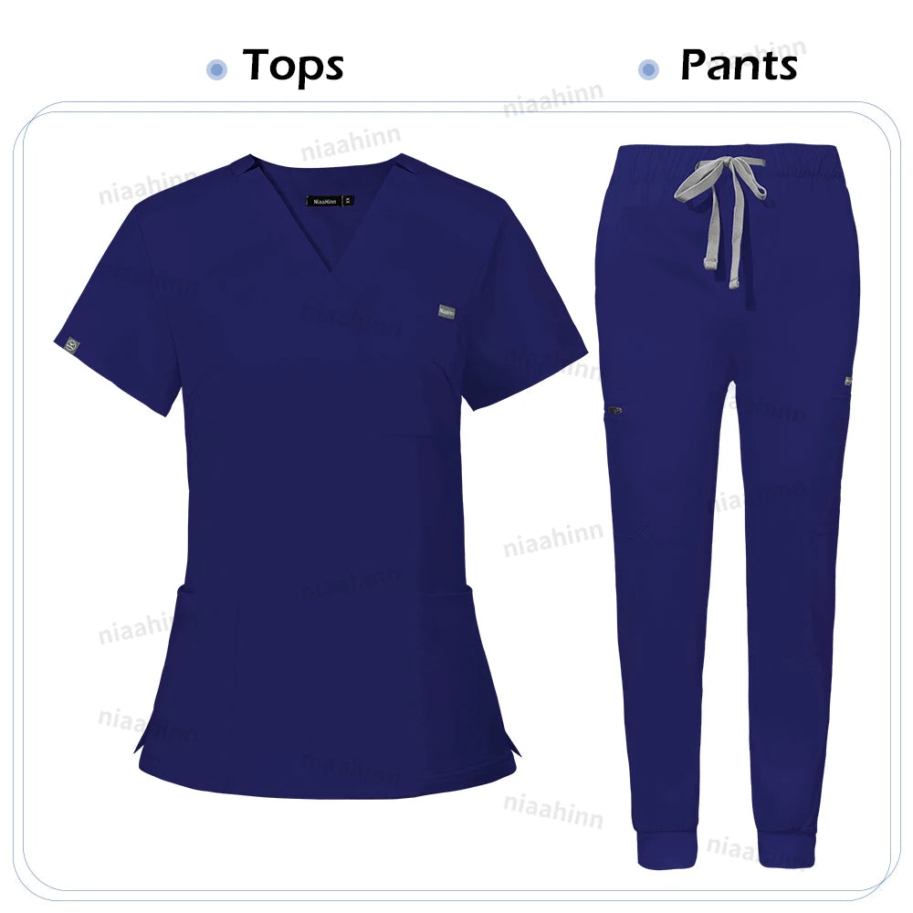 Ensemble Médical Femme - Haut et Pantalon (11 Couleurs)