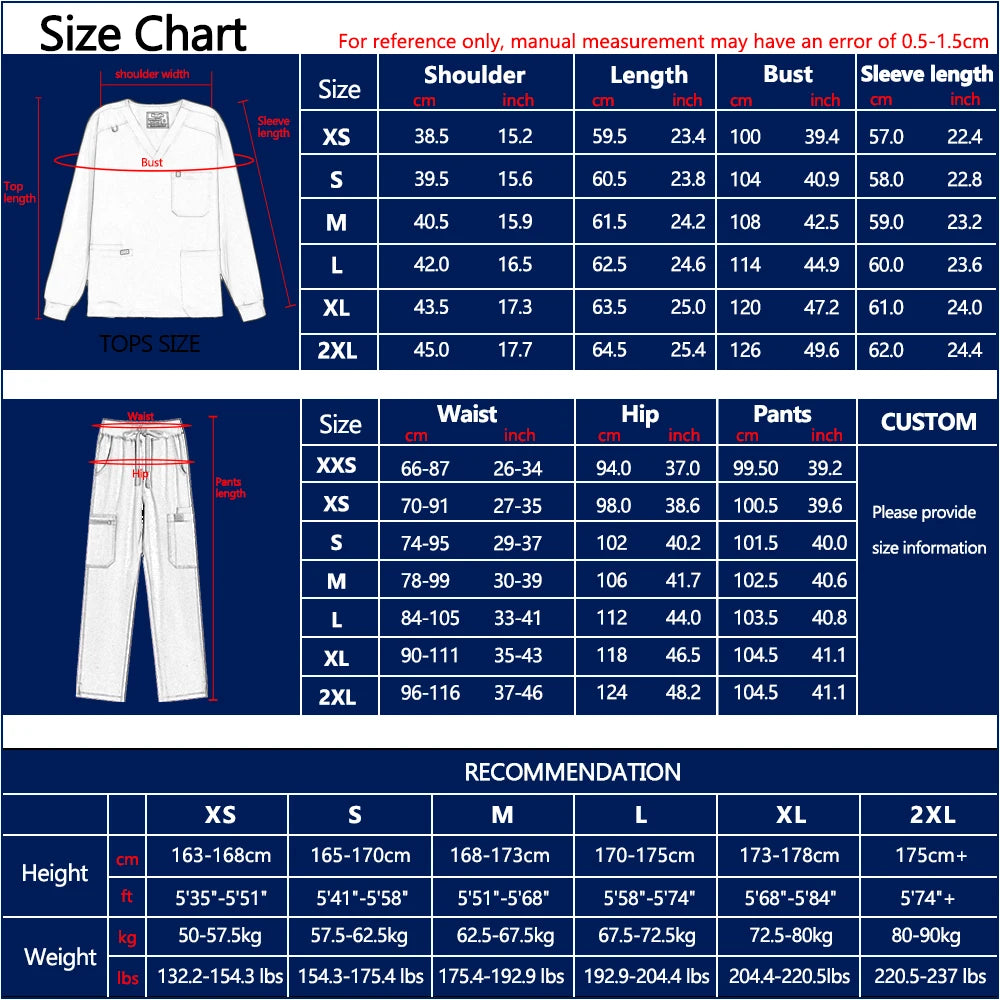 KUNGFU SCRUBS Ensemble médical femme manches longues antibactérien