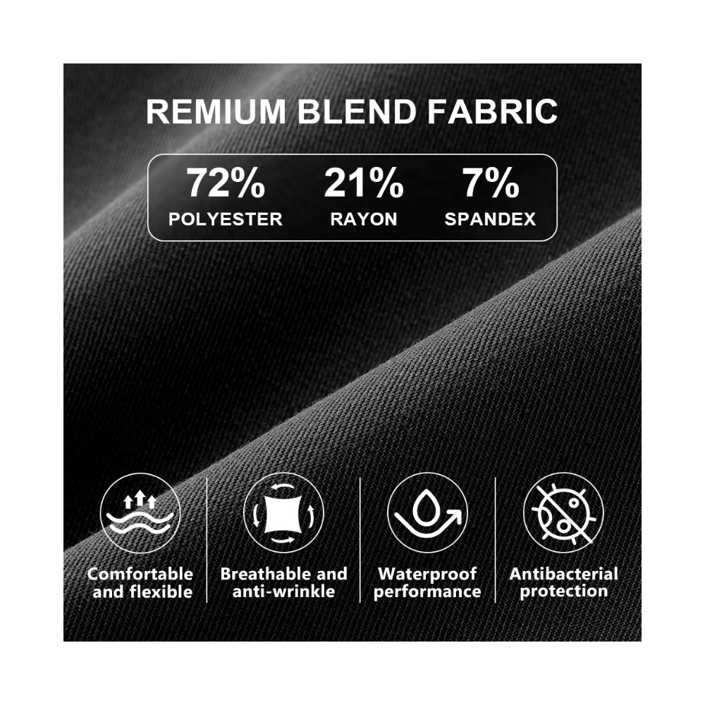 KUNGFU SCRUBS Ensemble médical femme antibactérien noir