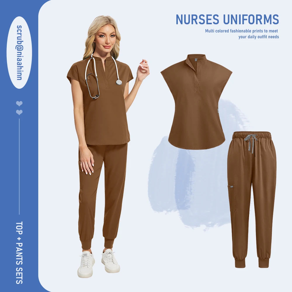 Ensemble Médical Femme - Haut et Pantalon (16 Couleurs)