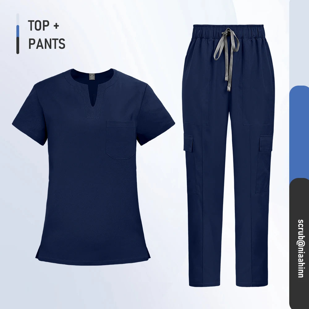 Ensemble Médical Femme - Haut et Pantalon (10 Couleurs)