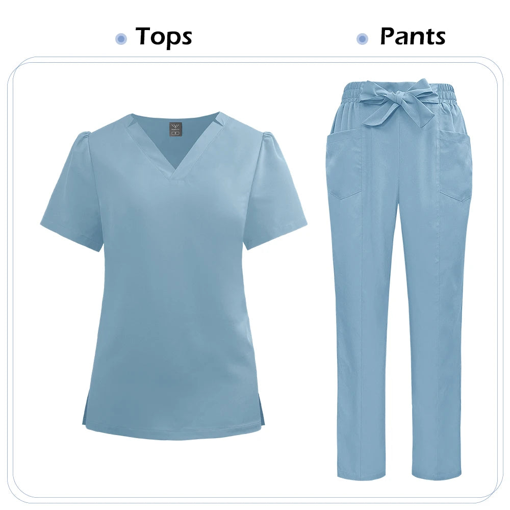 Ensemble Médical Femme - Haut et Pantalon (10 Couleurs)