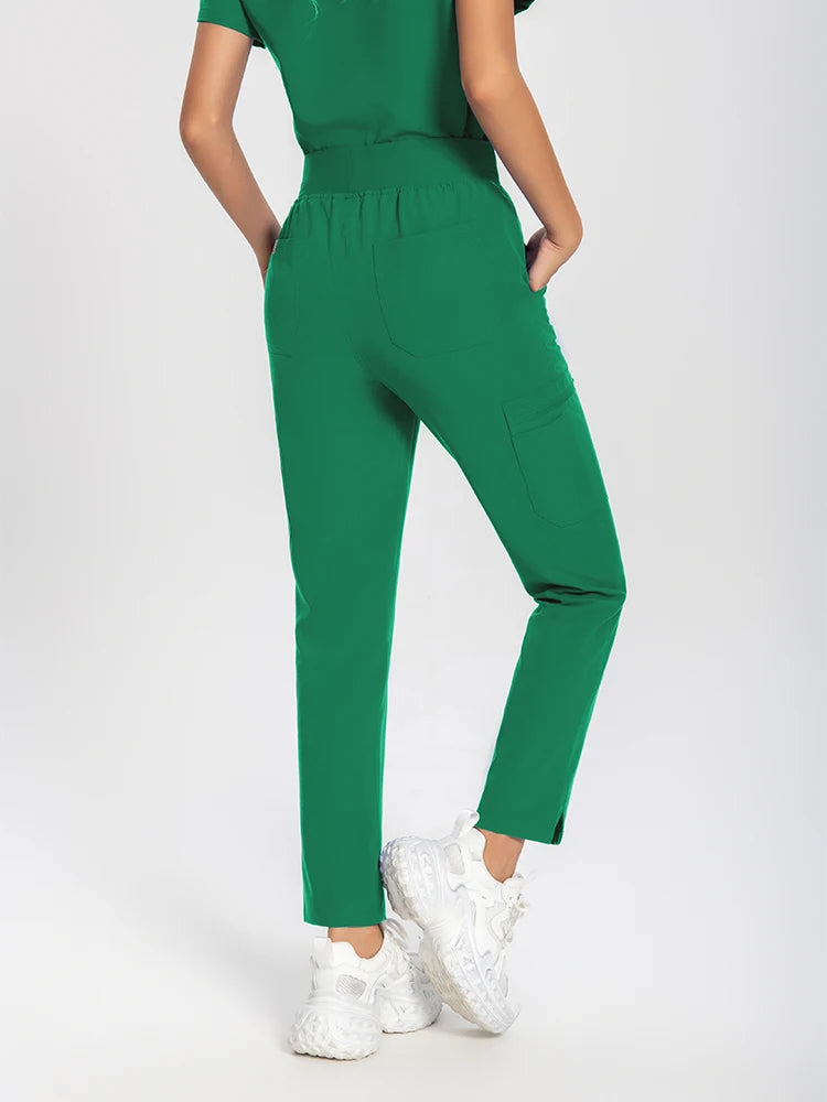 Ensemble Médical Antibactérien Vert - 2 Pièces (Haut et Pantalon)