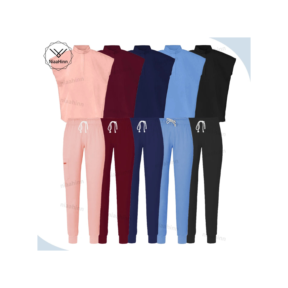 Ensemble Médical Unisexe - Haut Col V et Pantalon (5 Couleurs)