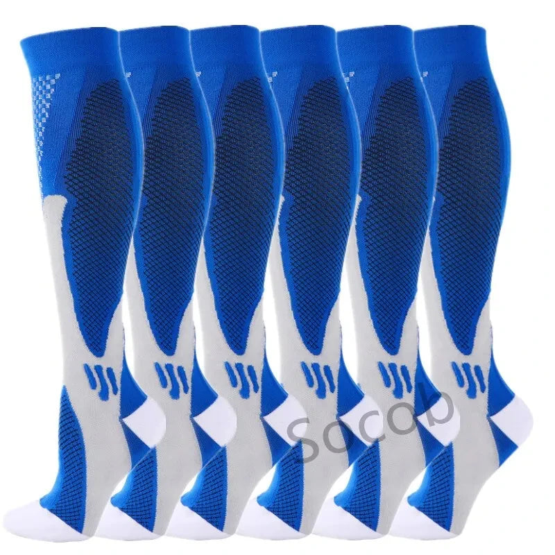Bas de Compression Médicaux 20-30 mmHg - Lot de 3/6/7 Paires
