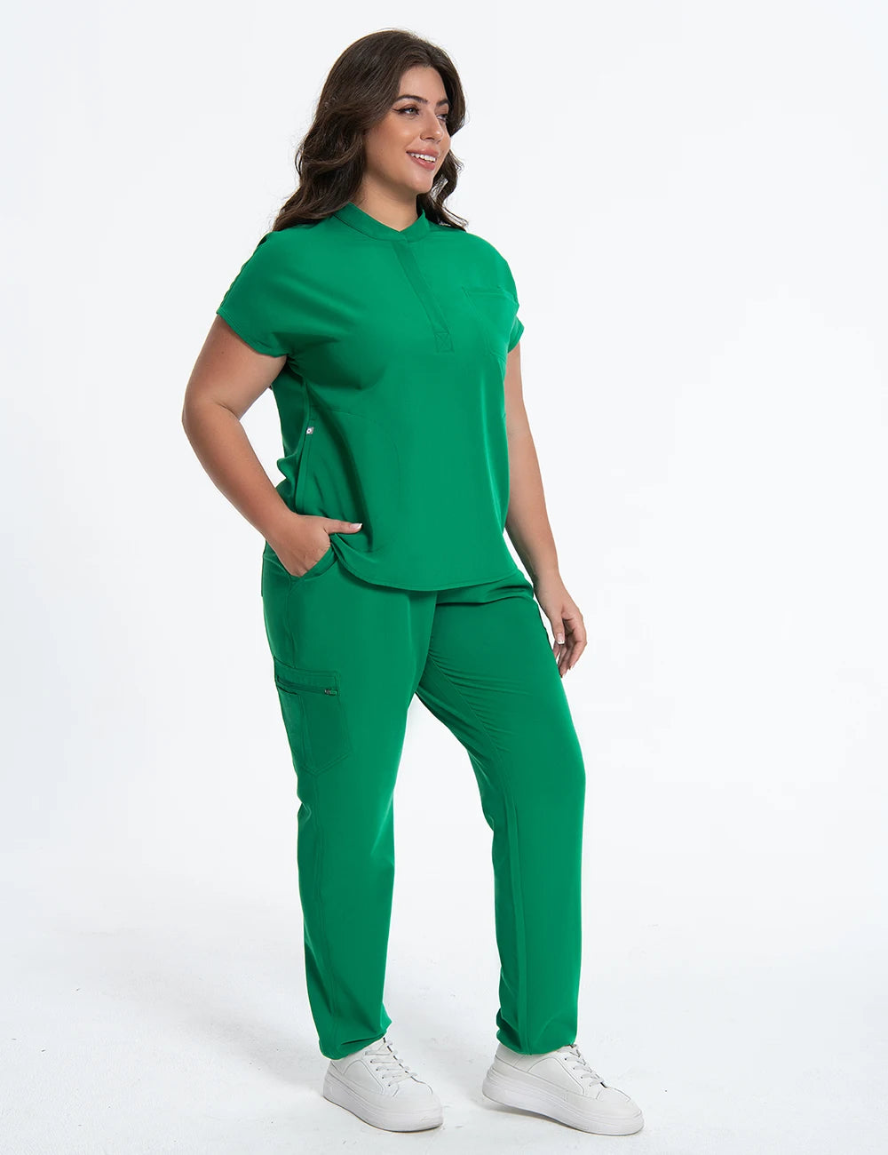 KUNGFU SCRUBS Ensemble médical femme couleurs modernes antibactérien