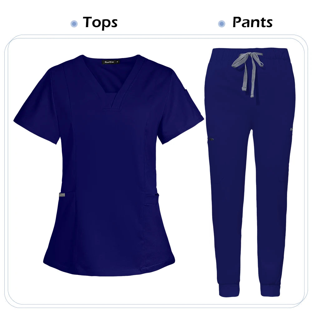 Ensemble Médical Femme - Haut et Pantalon (8 Couleurs)