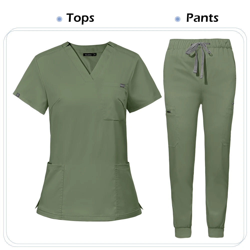 Ensemble Médical Femme - Haut et Pantalon (11 Couleurs)