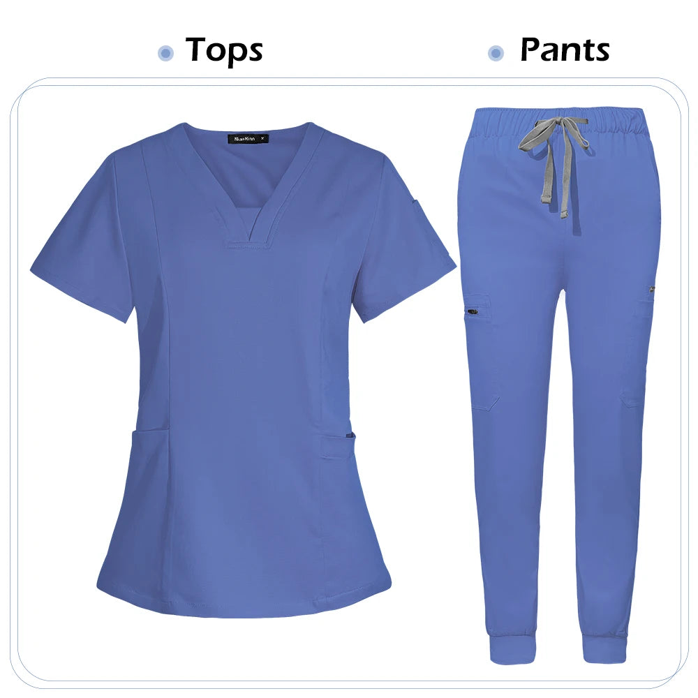 Ensemble Médical Femme - Haut et Pantalon (8 Couleurs)