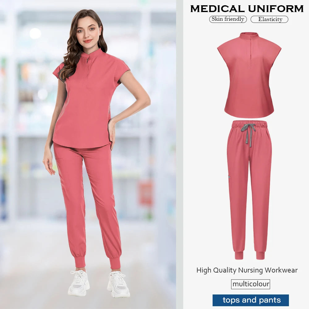 Ensemble Médical Femme - Haut et Pantalon (16 Couleurs)
