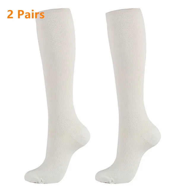 Bas de Compression Anti-Fatigue - Lot de 2 Paires