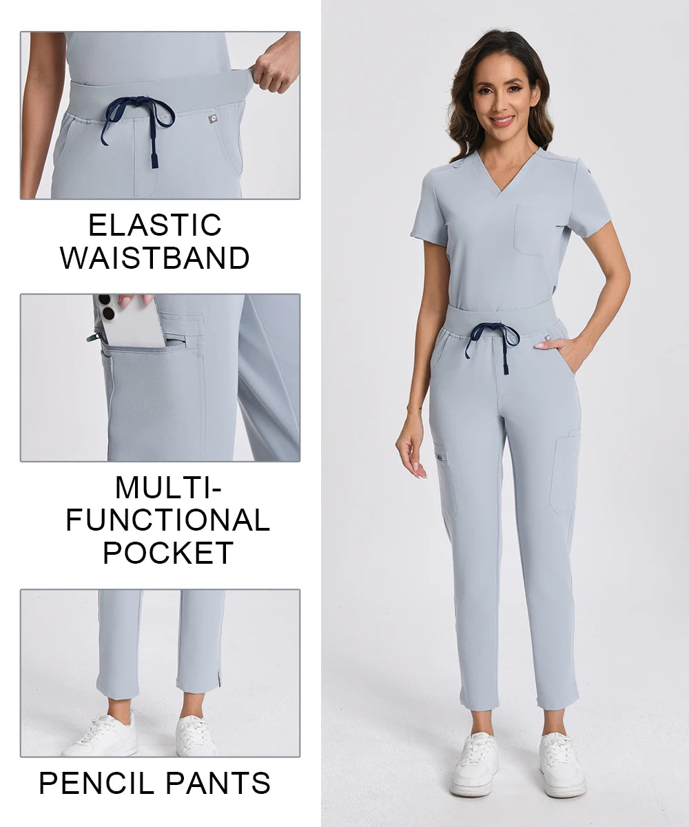 KUNGFU SCRUBS Ensemble médical femme anti-froissement