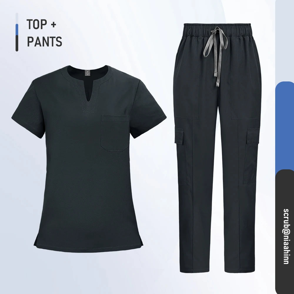 Ensemble Médical Femme - Haut et Pantalon (10 Couleurs)