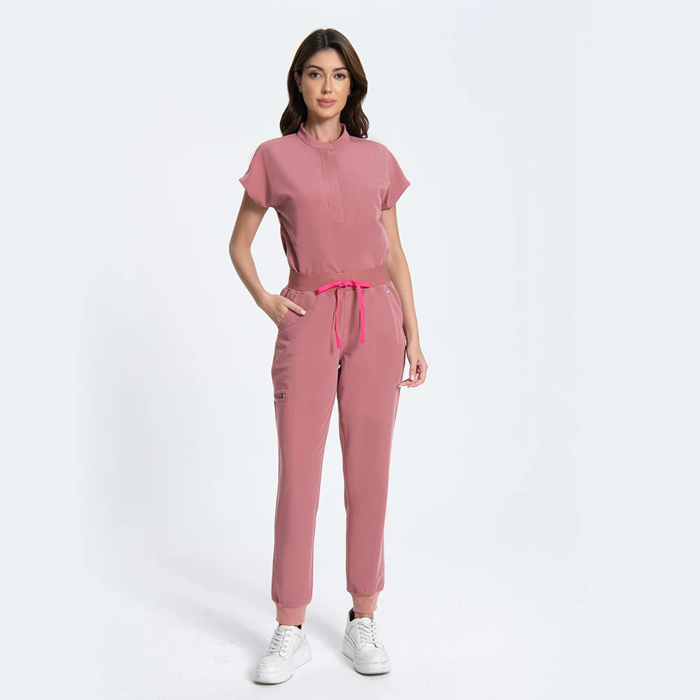 KUNGFU SCRUBS Ensemble médical femme couleurs modernes antibactérien