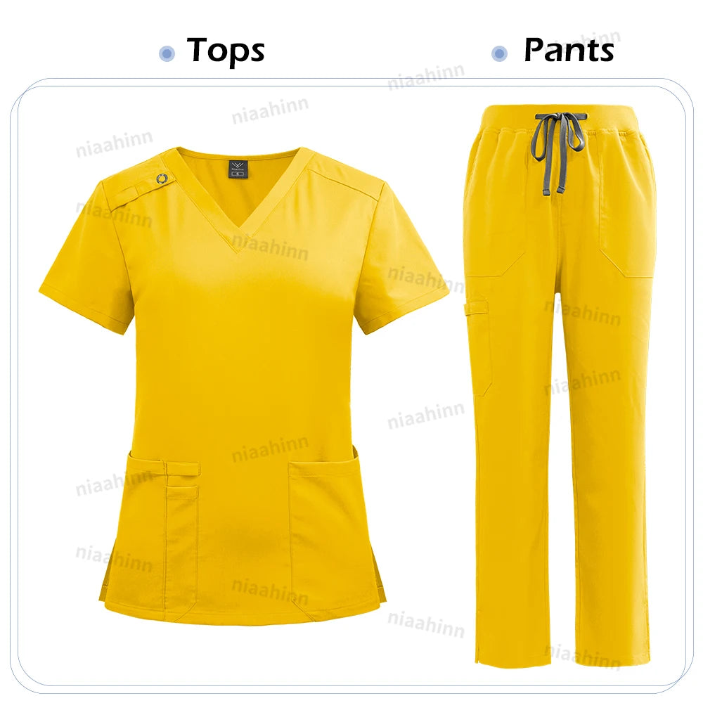 Ensemble Médical Femme - Haut et Pantalon (9 Couleurs)
