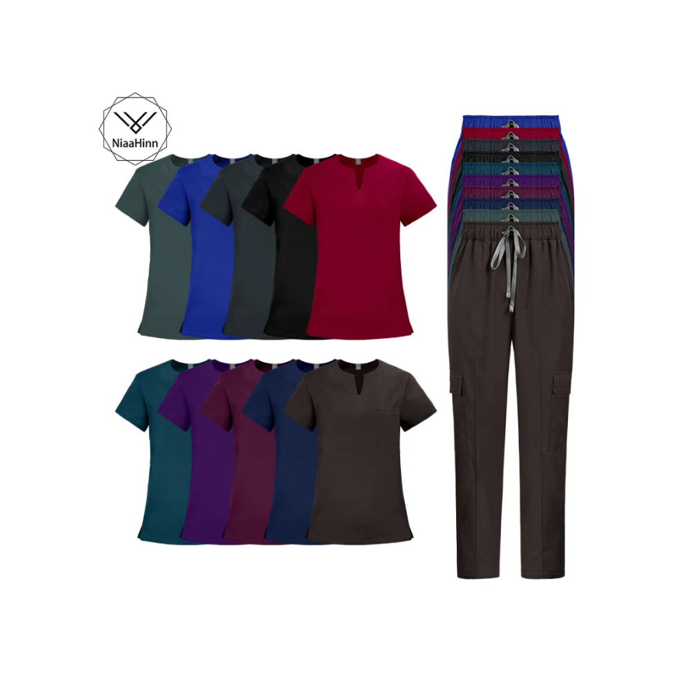 Ensemble Médical Femme - Haut et Pantalon (10 Couleurs)