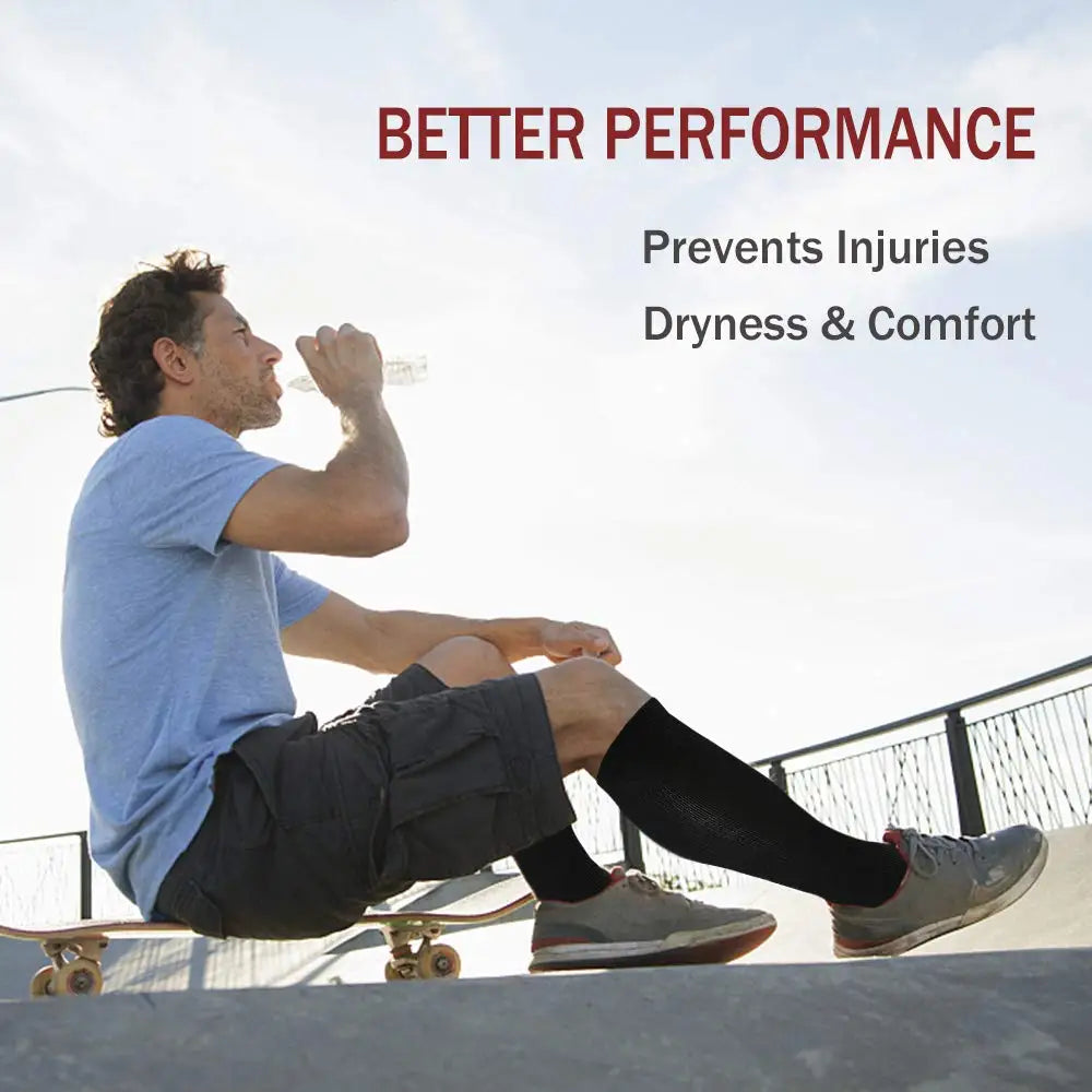 Bas de Compression Médicaux 20-30 mmHg - Lot de 3/6/7 Paires