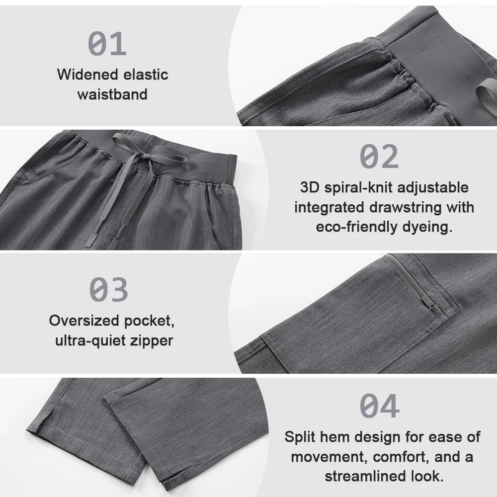 KUNGFU SCRUBS Ensemble médical femme col en V ajusté