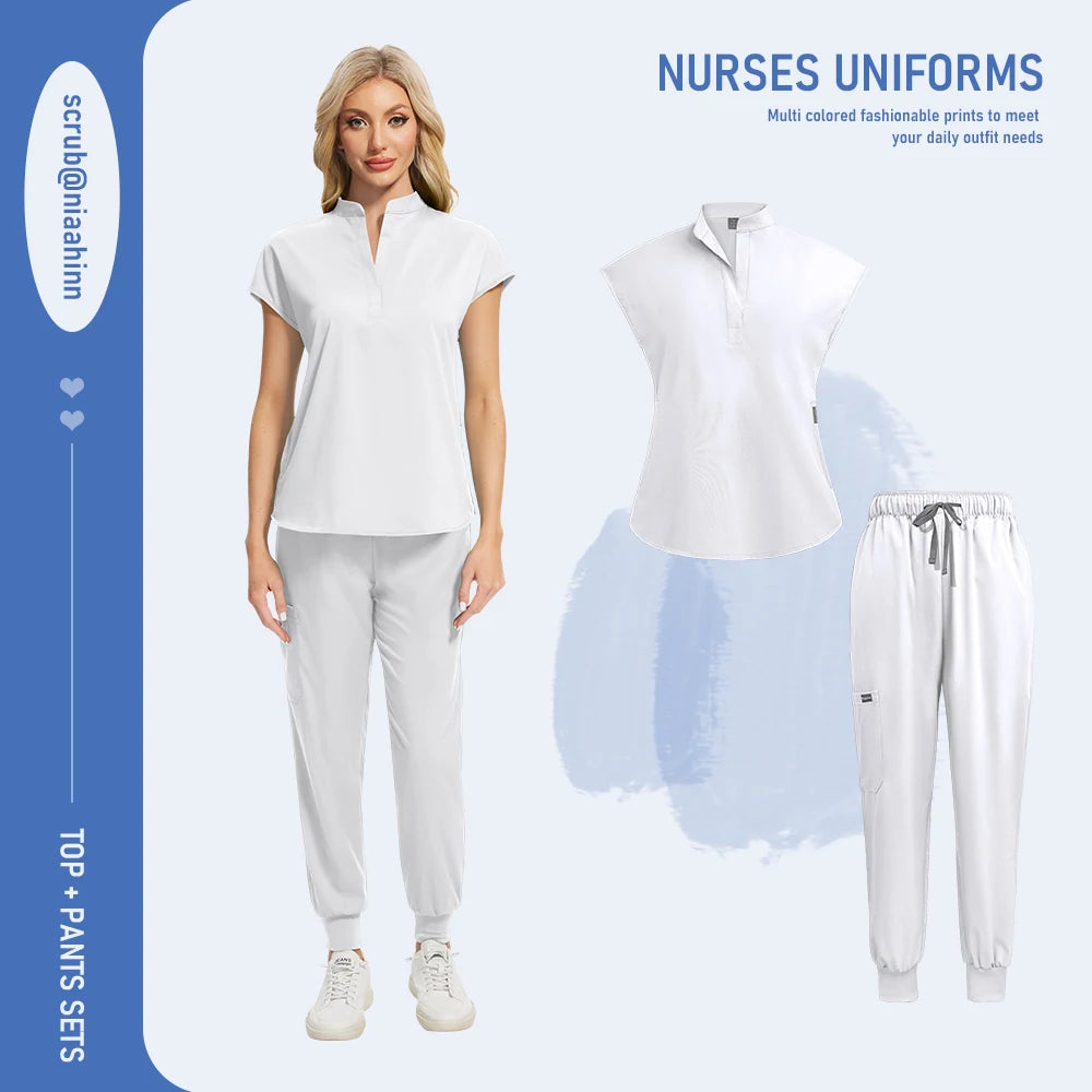 Ensemble Médical Femme - Haut et Pantalon (16 Couleurs)