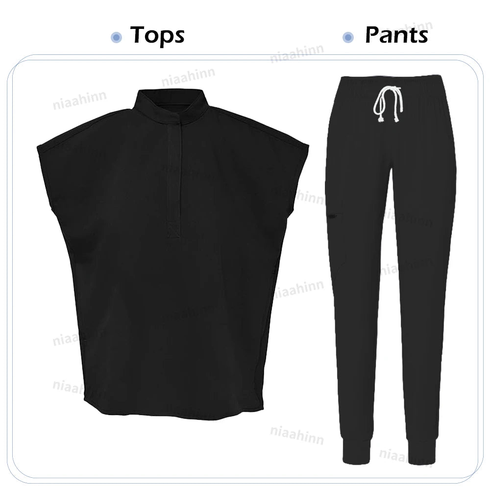 Ensemble Médical Unisexe - Haut Col V et Pantalon (5 Couleurs)