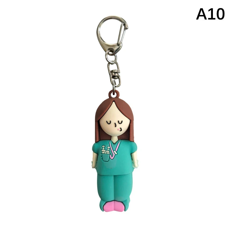 Ouvre-ampoule en forme de seringue avec porte-clés